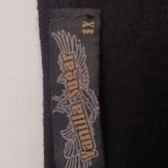 Vanilla Sugar size 1X women's black elbow-length sleeve top. - Picture 10 of 16